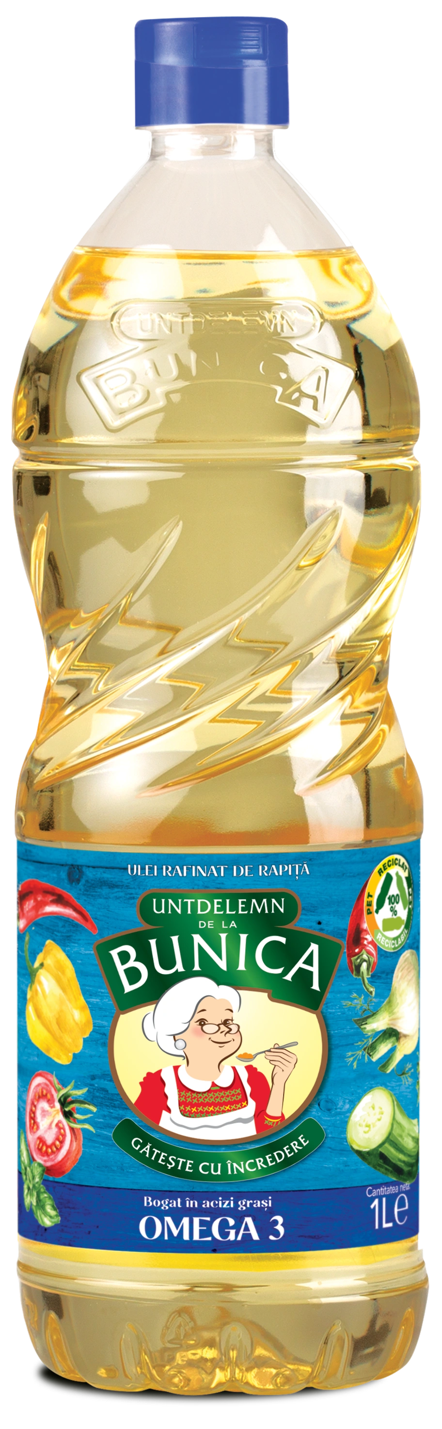 Sticlă Untdelemn de la Bunica Omega 3